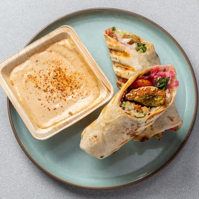 Egyptian Falafel Wrap.
